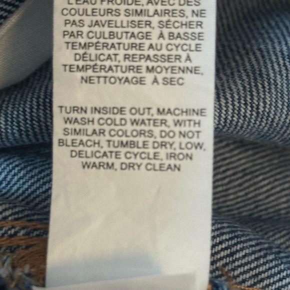 Paperbag Waist Jean Skirt - Picture 4 of 8